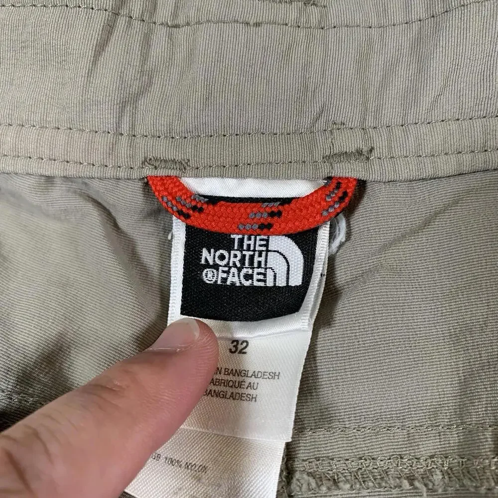 The North Face Men’s Nylon Hiking Pants Size 32‎ Beige Utility Outdoor Trail